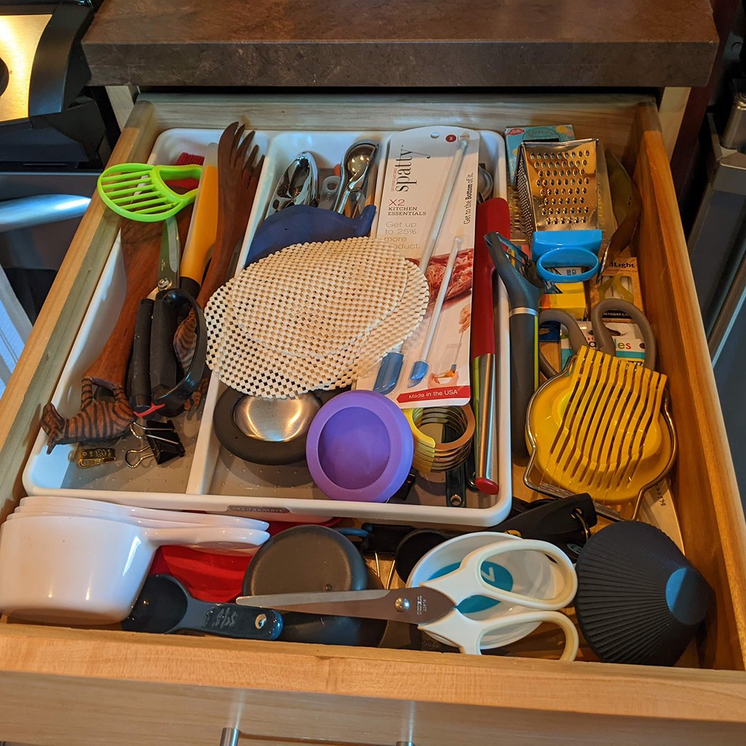 Seattle Kitchen Draw Organization Before