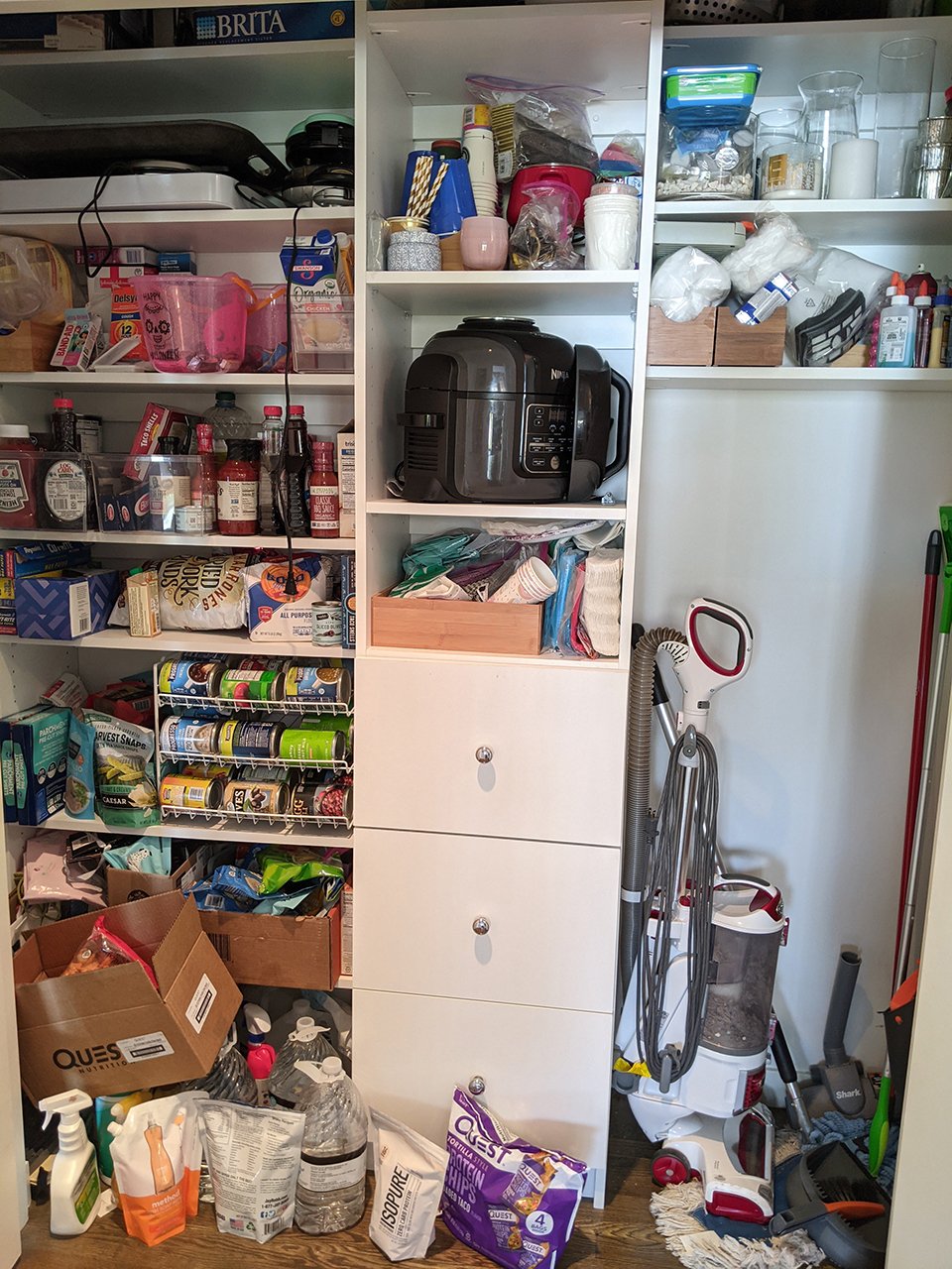 Seattle Kitchen Pantry Organization Before 
